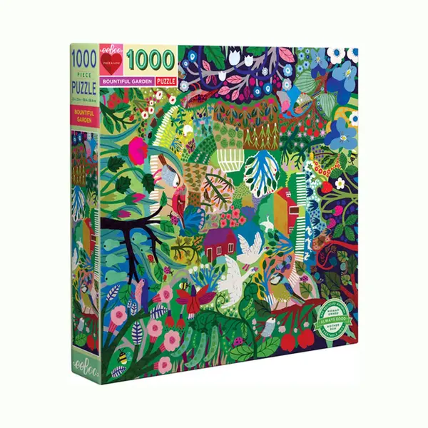 Eeboo - Puzzel Eeboo Bountiful Garden 1000st thumbnail