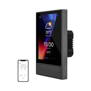 Sonoff NSPanel-Us, Smart Home Hub, Zwart