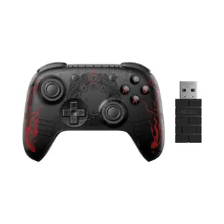 8Bitdo Ultimate 2C - Black Myth: Wukong Schwarz, Rot Bluetooth/Rf/Usb Gamepad Android, Pc