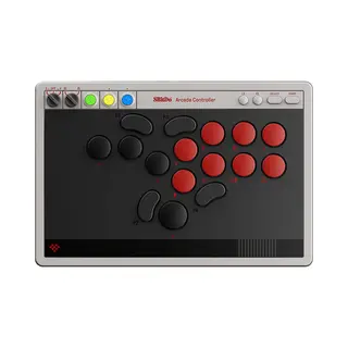 8Bitdo Arcade Controller Schwarz, Grau Bluetooth/Rf/Usb Gamepad Analog Nintendo Switch, Nintendo Switch 2, Pc