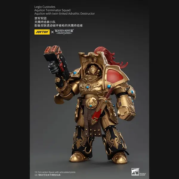 JoyToy Warhammer 40K Legio Custodes Aquilon Terminator Squad With Destructor Actiefiguur Schaal 1, 18 thumbnail