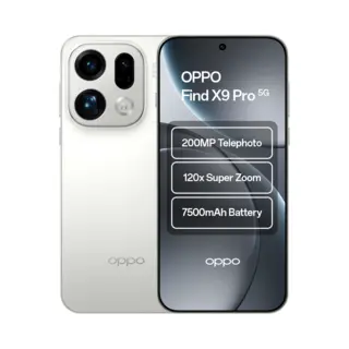 Oppo Find X9 Pro 5G 6.7" Dual Sim 16GB Ram 512GB Storage Android 16 Silk White