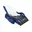 Blauw, Donkergrijs, Wit