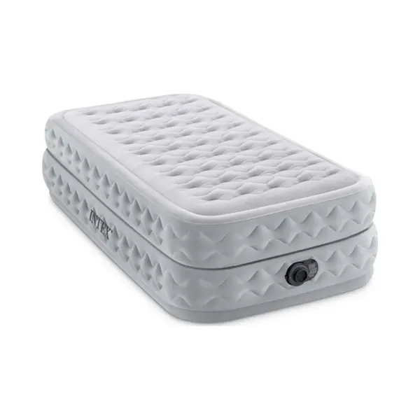 Intex DuraBeam Supreme Air-Flow Eenpersoons matras Licht Grijs Unisex thumbnail
