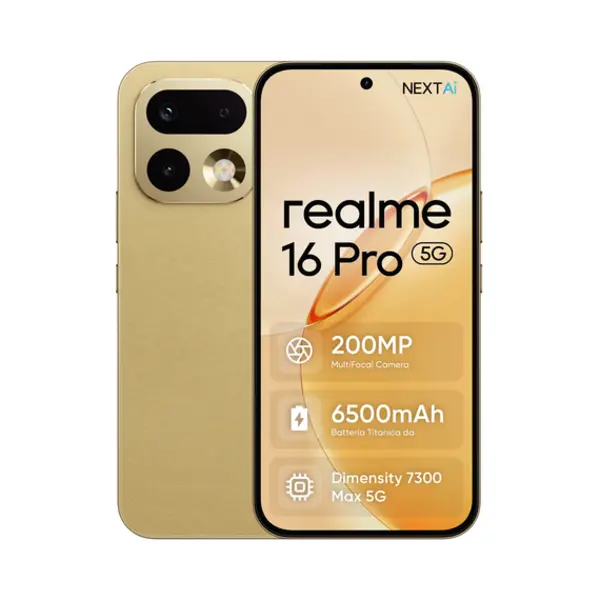 realme 16 Pro 8 Gb 256 Gb 6500 mAh Gold thumbnail