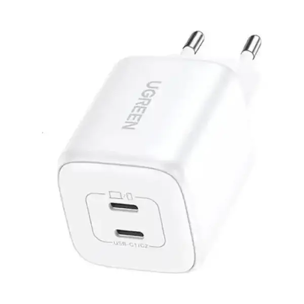 Ugreen - Wall Charger X526 (65154) - 2x Usb-C, GaN, Fast Charger, 45W - White (45 W), Usb Ladegerät, Weiss thumbnail