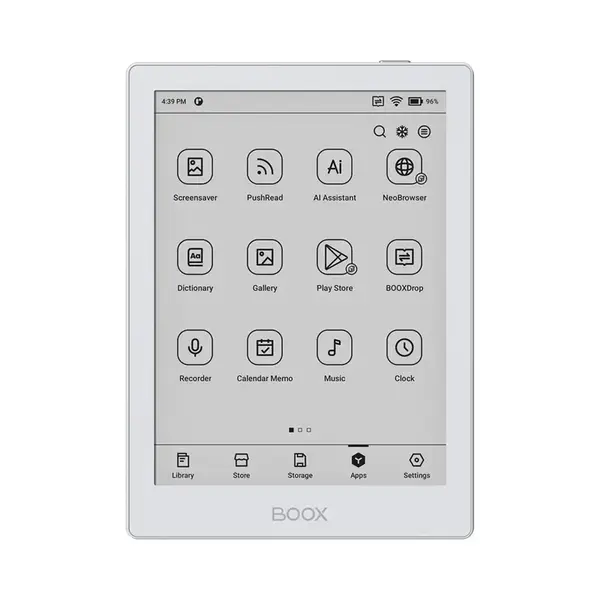 Boox Go 6 - E-reader - 6"E Ink Carta 1300 - Wit thumbnail