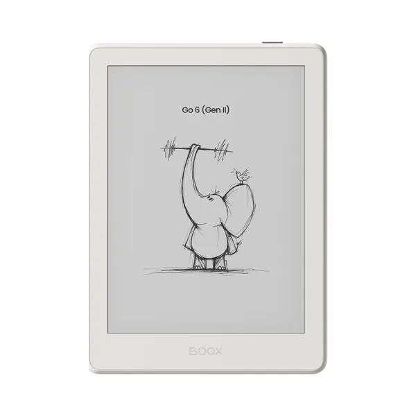 Boox Go 6 (Gen Ii) - 6'' E-Reader – Schelp - 300 Ppi EPaper, Android, Google Play Store, 3 Gb Ram, 32 Gb Opslag, MicroSD, Verstelbare thumbnail