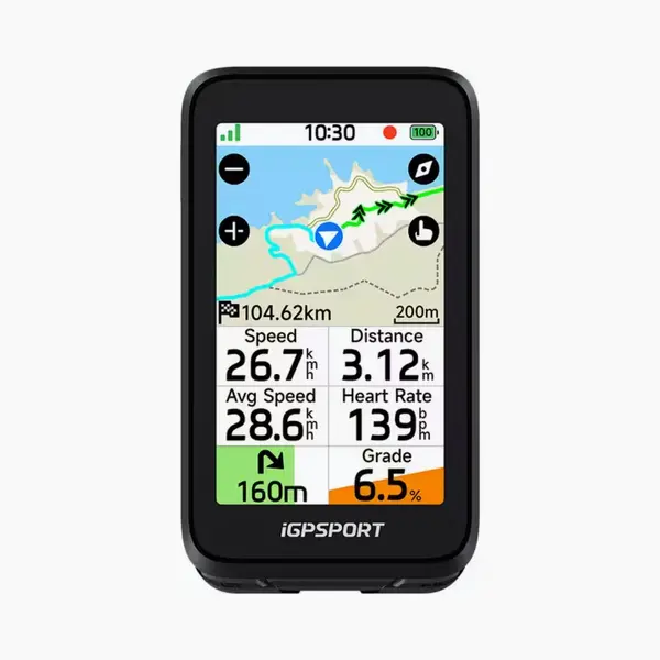 Igpsport BiNavi Air Gps Fietscomputer - Navigatie- Touch Screen - IClimb 3.0 - 30 Uur Batterij - 3.0 Inch thumbnail