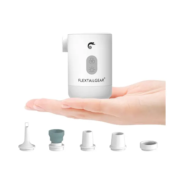 Flextail Gear Max Pump 2 Pro Luchtbedpomp - 4 In 1 - Luchtpomp, Lantaarn, Vacuümpomp, Noodpowerbank - Wit thumbnail