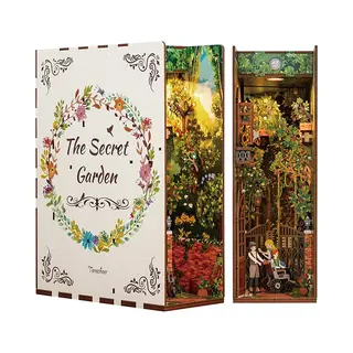 Tonecheer Diy Book Nook Kit Houten Modelbouwset 3D-puzzel Voor Volwassenen Om Een Miniatuur Huis Te Bouwen Poppenhuizen Miniatuur Huis Kit Handwerk