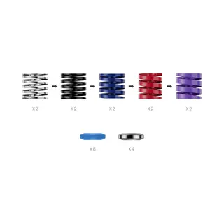 Moza Racing RS069 Gaming-Controller-Zubehör Pedal-Performance-Kit