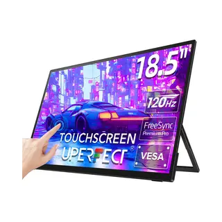 Uperfect Portable Monitor E06 18.5" Fhd 120Hz Touchscreen Draagbaar Monitor With 10-Point Touch & Usb-C For Gaming/Design For Laptop/Switch/MacBook