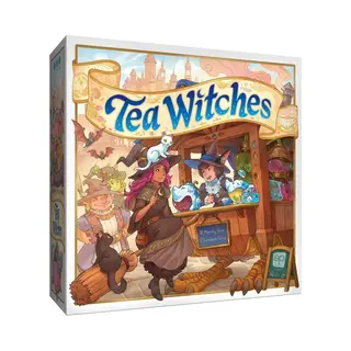 USAopoly | Tea Witches | Jeu De Plateau Placement Travailleurs Fantaisie Infusion De Thé TeaPups Améliorations Haute Rejouabilité | 2 À 4 Joueurs