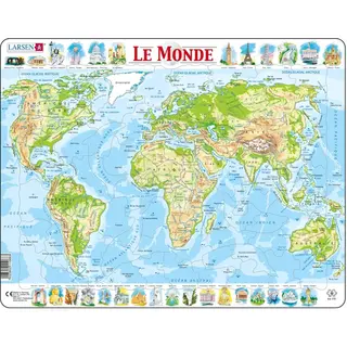 Larsen La-K4-Fr Framepuzzel 80 stuk(s) Kaarten