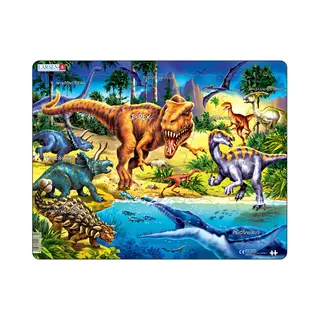 Larsen Maxi NB3 Puzzle Formpuzzle 57 Stück(e) Dinosaurier