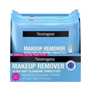 Neutrogena Makeup Remover Cleansing Face Wipes, Daily Cleansing Facial Towelettes To Remove Waterproof Makeup And Masc