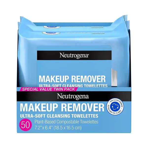 Neutrogena Makeup Remover Cleansing Face Wipes, Daily Cleansing Facial Towelettes To Remove Waterproof Makeup And Masc thumbnail