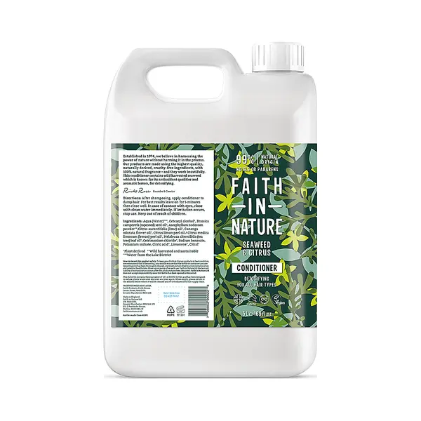 Faith In Nature Zeewier & Citrus Conditioner - 5L thumbnail