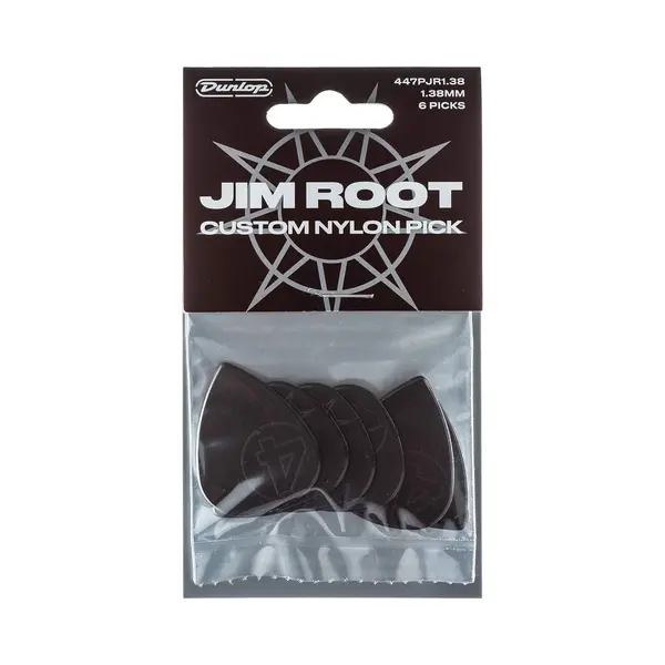 Jim Dunlop Plektrum Jim Root Signature Nylon 1, 38mm 6 Stück thumbnail