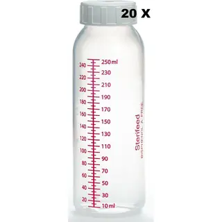 Sterifeed, Moedermelk Bewaar Fles 20 Stuks 250 Ml (plastic)