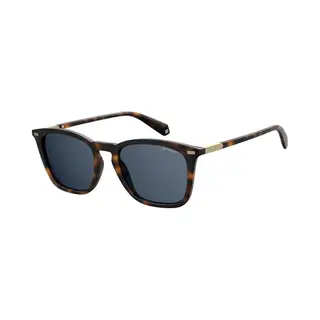 Polaroid Square Havana Grey Polarized 90041091 In Brown