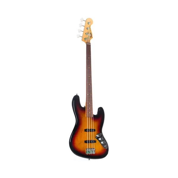 Fender Jaco Pastorius Fretless Jazz Bass Pf 3-Color Sunburst thumbnail