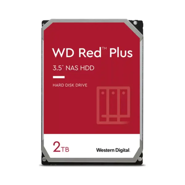 Western Digital Red Plus Interne Festplatte 2 Tb 5400 Rpm 64 Mb 3.5" Sata thumbnail
