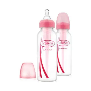 Dooky Fles Dr. Brown's Duopack Smal Roze 250ml 2st