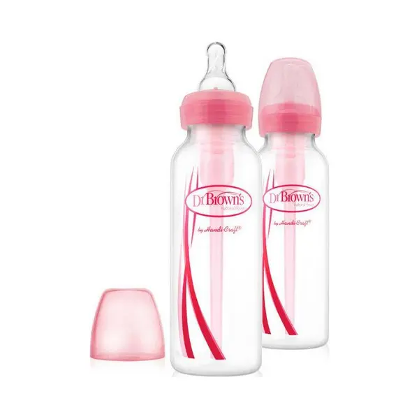 Dooky Fles Dr. Brown's Duopack Smal Roze 250ml 2st thumbnail
