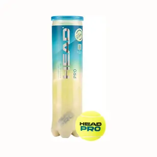 Head Tennisbälle Pro 4er, Gelb, One Size, 571034