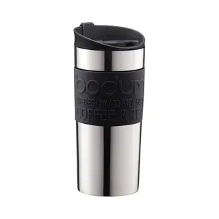 Bodum 11068-01 reisdrinkbeker 0,35 ml Zwart, Roestvrijstaal Roestvrijstaal