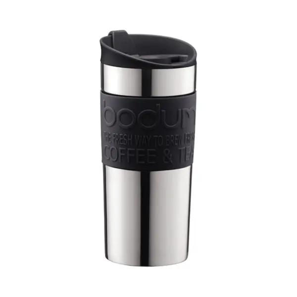 Bodum 11068-01 travel mug 0.35 ml Black, Stainless steel Stainless steel thumbnail