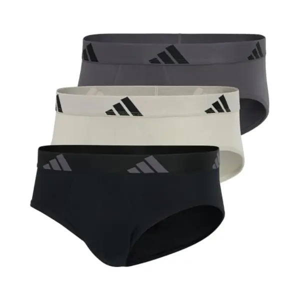 Adidas Herren Brief (3PK) -Active Flex Cotton Slip, 903 Assorted, M (3er Pack) thumbnail