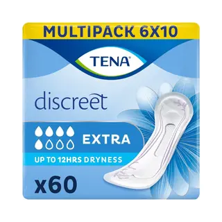 Tena Discreet Extra – Verbanden Voor Urineverlies – 60 Stuks