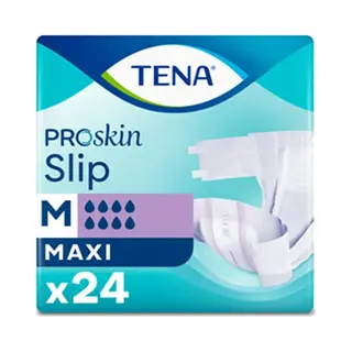 Tena - Tena Proskin Maxi (Size M) Incontinence Slip - 24 Pieces