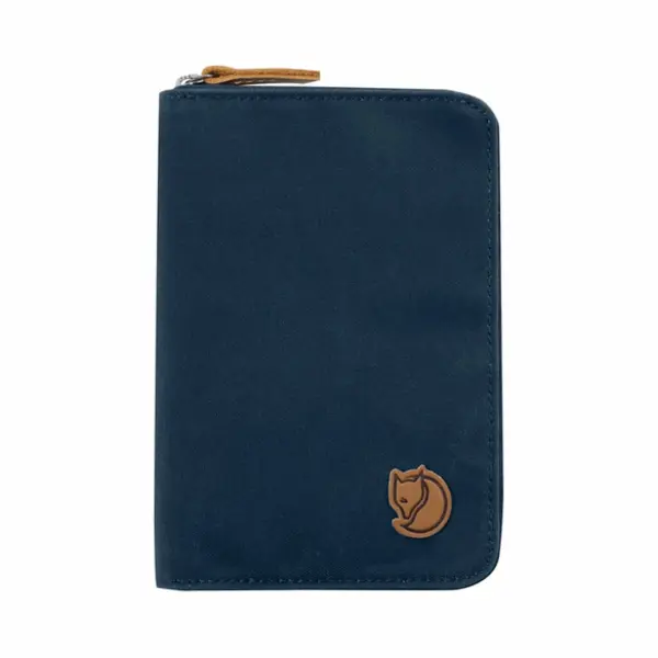 Fjällräven Passport Wallet Reisepass-Brieftasche Navy Baumwolle, Polyester thumbnail