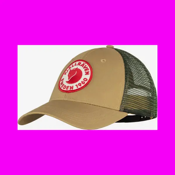 Fjällräven 1960 Logo Langtradarkeps Kappe Braun - S-M thumbnail