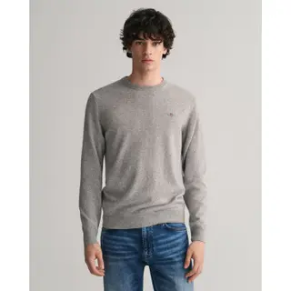 Gant Pullover Grijs Superfine Lambswool C-Neck 87211/093