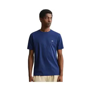 Gant Mens Regular Fit Shield T-Shirt - Rich Navy - L