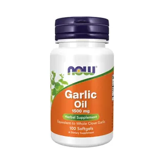 Now Foods Garlic Oil Heart Health 1500mg - 100 Softgels