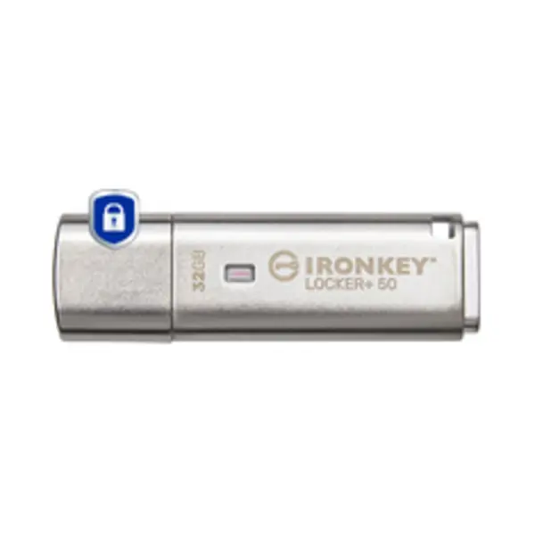 Kingston Technology IronKey 32GB IKLP50 Aes Usb, w/256bit Encryption thumbnail