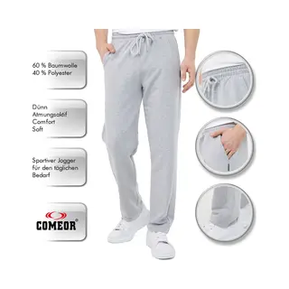 Comeor Joggingbroek Heren - Grijs - 6XL - Trainingsbroek Heren - Lange Sportbroek