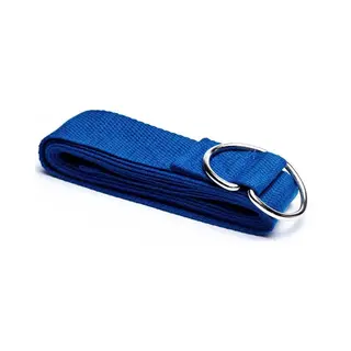 Yogi & Yogini Meditation Yoga Riem D-ring Blauw Katoen -- 183x4 Cm