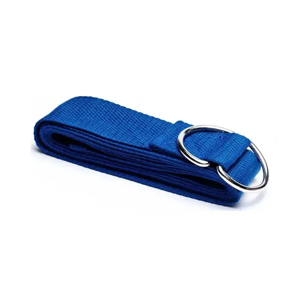 Yogi & Yogini Meditation Yoga Riem D-ring Blauw Katoen -- 183x4 Cm thumbnail