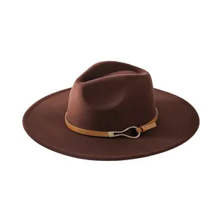 Emilie Collection - Hoed - Fedora - Bruin - Riem