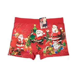 Kerst Boxershort - Kerstcadeau Heren - Rood - Maat Xxl/Xxxl