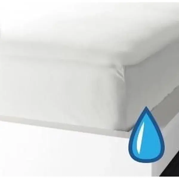 Beau Maison Suite Sheets Molton - Waterdicht - 80% Katoen - 160x200 + 30 Cm Hoek - Wit thumbnail