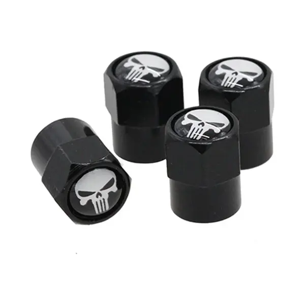 Universele Doppen 4stuks-Auto Wiel Band Ventieldopjes-Banden Accessoires Stengels-Ventiel -dop -Autoventiel thumbnail