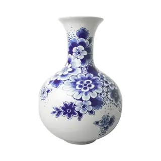 Vaasje - Delfts Blauw - Heinen Delfts Blauw - 19cm - Vaas Keramiek